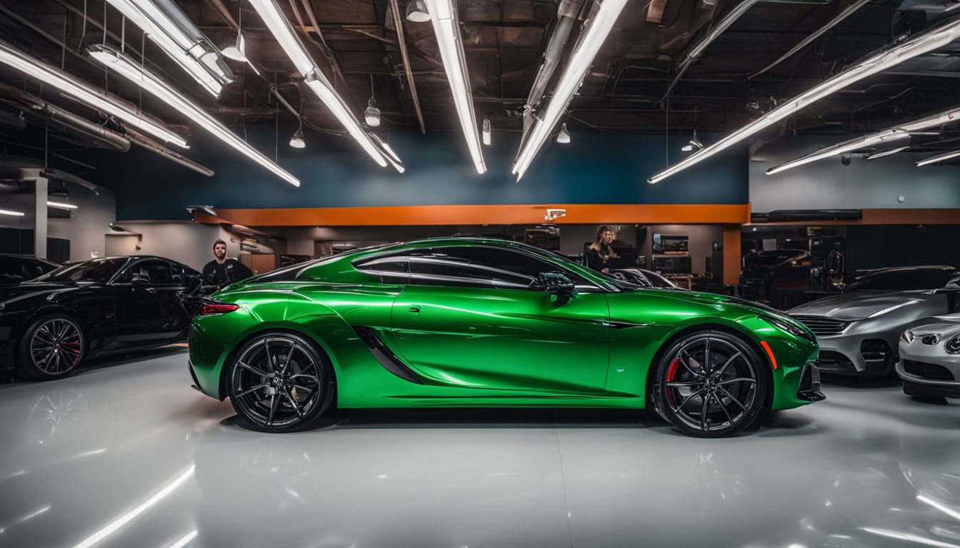 Green Luxury Car