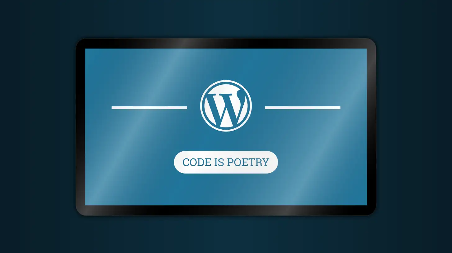 WordPress - Code is Poetry