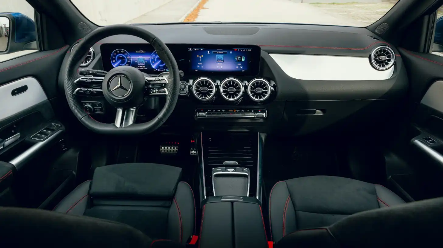 Mercedes Benz Black Interior